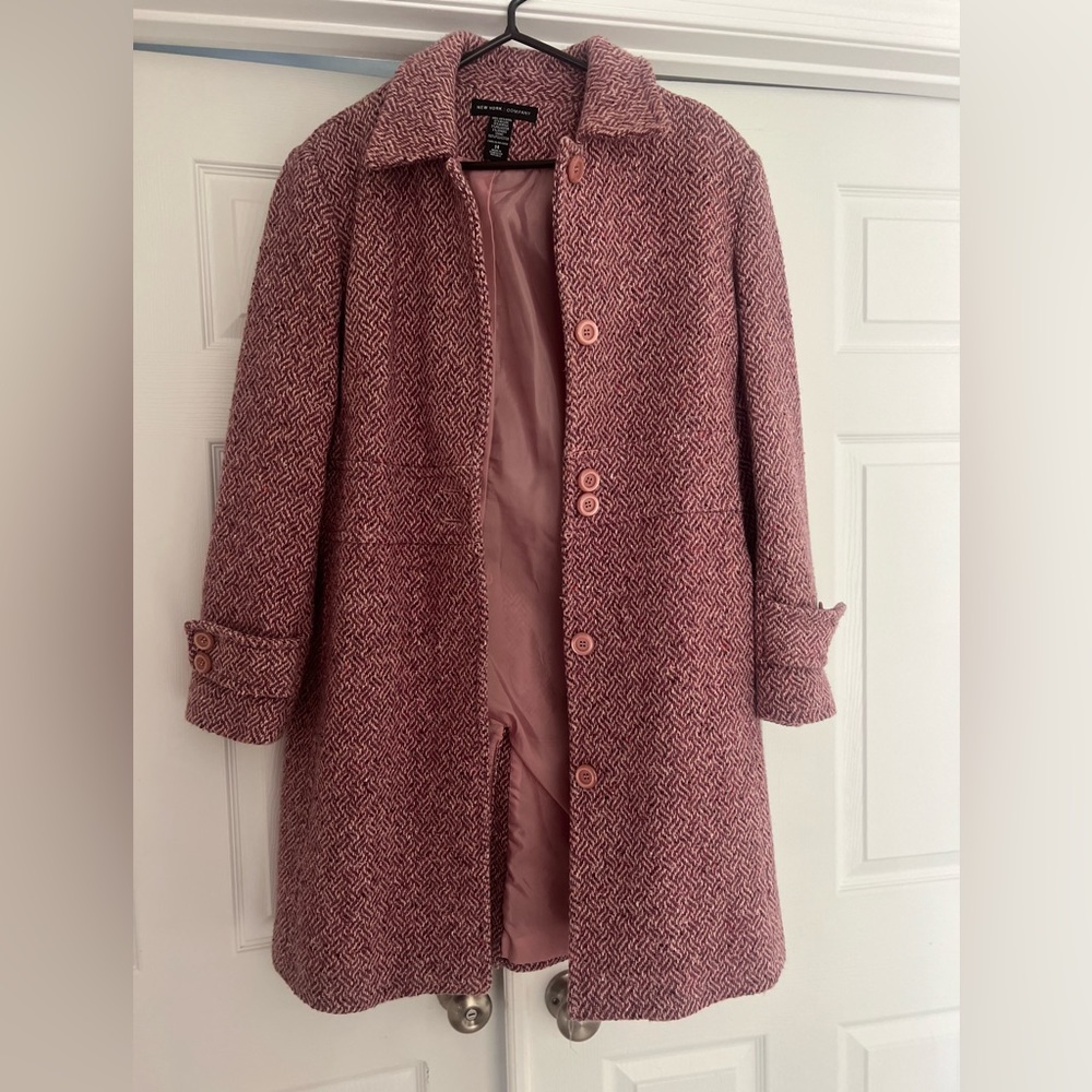 Women’s New York & Company Long dress coat size 14